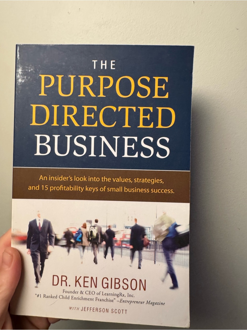 The Purpose Directed Business by - Blue & White Cover